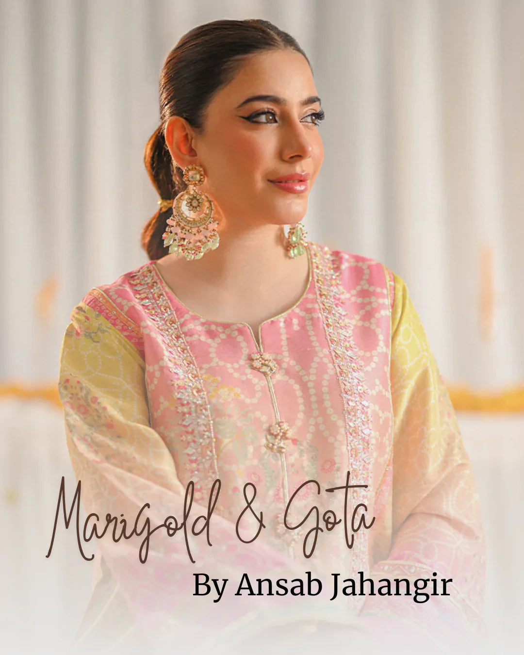 Marigold and Gota by Ansab Jahangir