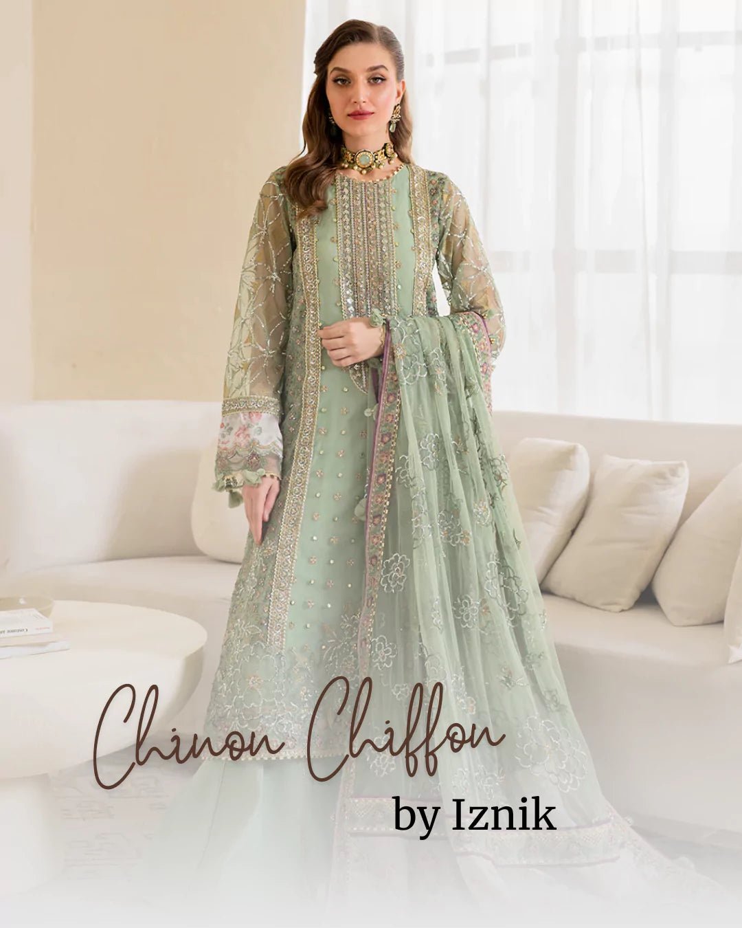 Iznik Chinon Chiffon Collection 2024 - STYLISTICOUTURE