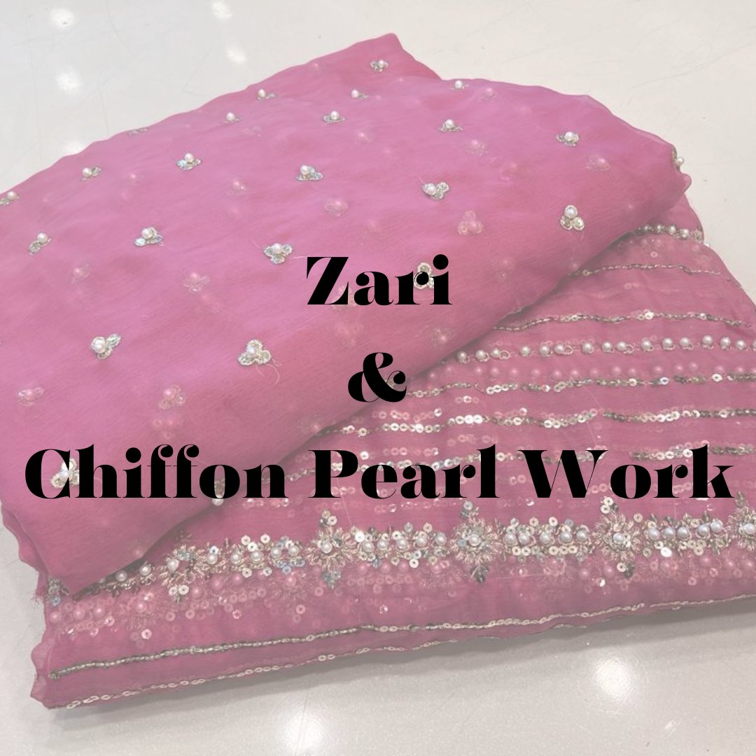 Zari & Chiffon Pearl Work Sequences - STYLISTICOUTURE