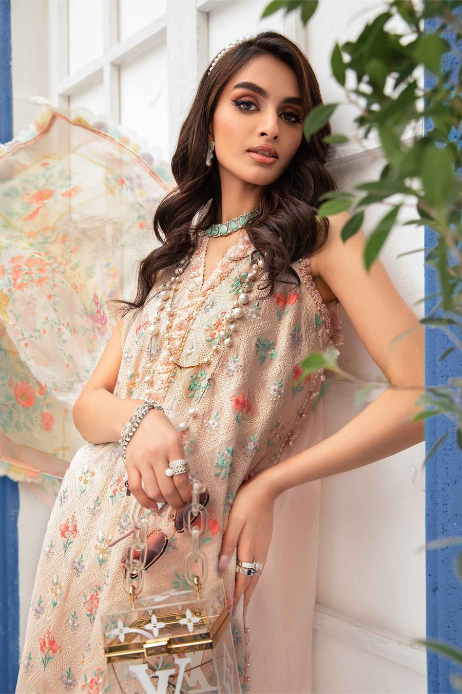 3 PIECE UNSTITCHED PRINTED SUIT | MPT - 2203 - B - STYLISTICOUTURE