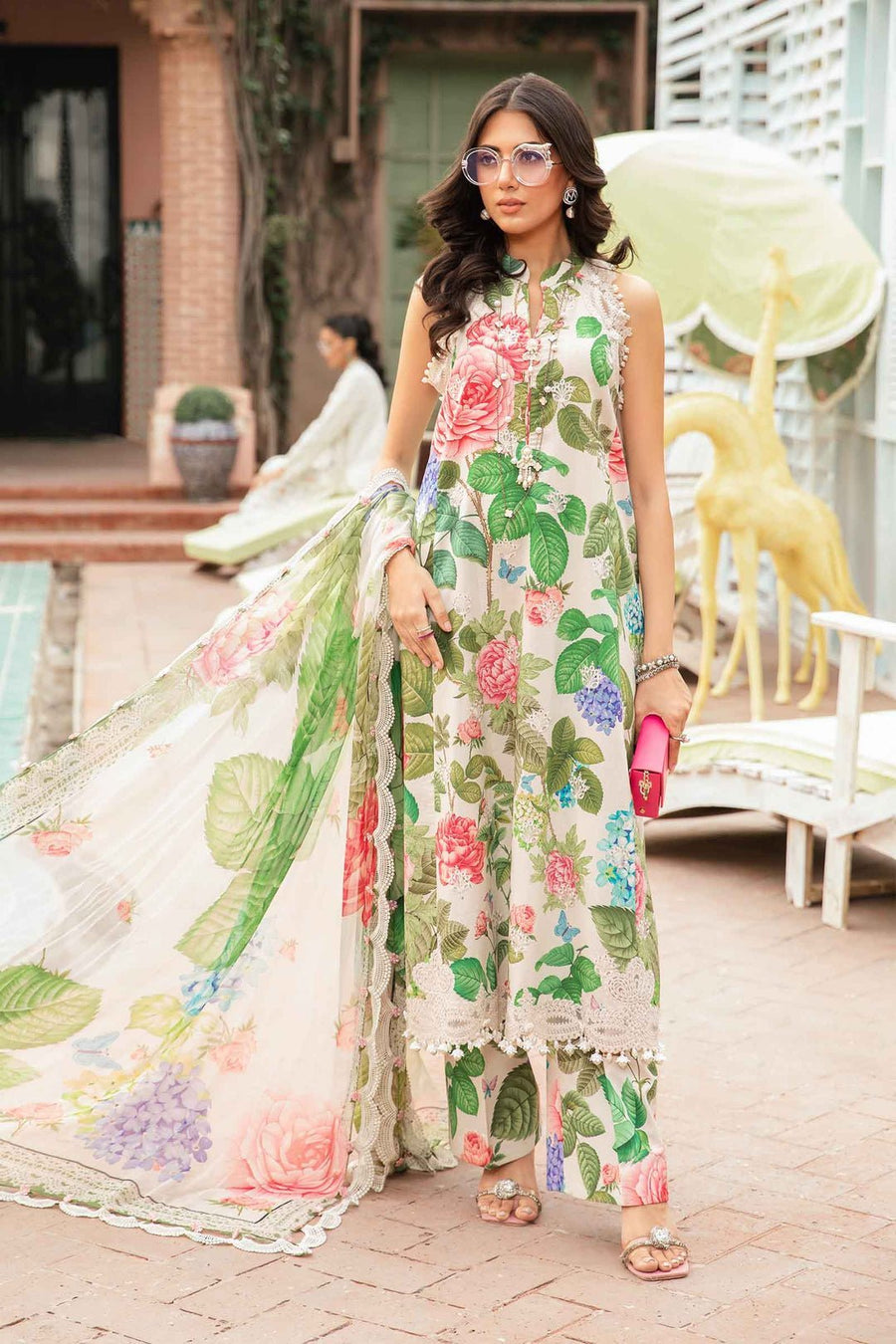 3 PIECE UNSTITCHED PRINTED SUIT | MPT - 2210 - A - STYLISTICOUTURE