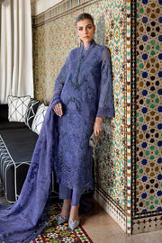 3 Piece Unstitched Embroidered Organza Suit | D-2506-B