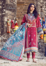 VIVA “Virsa”Embroidered Lawn ‘22 By ANAYA by Kiran Chaudhry  (Sabena)