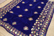 Indian Velvet Embroidered Shawl