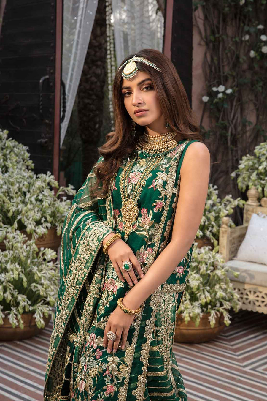 STORIES OF NAQSHI - EMERALD  Crimson Wedding Collection