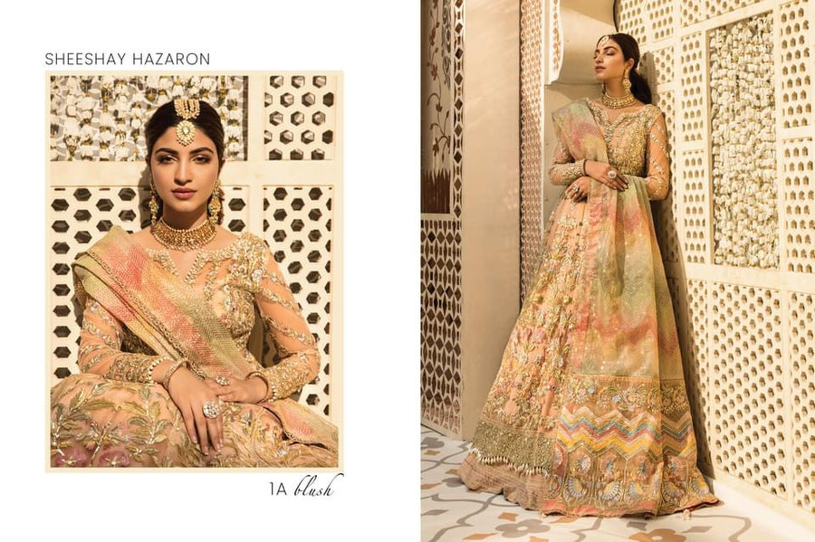 SHEESHAY HAZARON - BLUSH  Crimson wedding collection